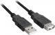 Kabel USB Sharkoon USB-A - USB-A 3 m Czarny (4044951015429) 3