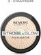 Revers Puder rozświetlający strobe 3 champagne 2