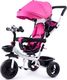 Ecotoys Rower trójkołowy wózek obracane siedzisko Pink Ecotoys 1