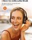 Słuchawki TaoTronics Słuchawki z aktywną redukcją szumów Słuchawki Bluetooth 5.0 TaoTronics 35 godzin pracy Dźwięk stereo Hi-Fi Zintegrowany mikrofon Zestaw słuchawkowy nauszny do pracy w podróży telefon 2