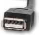 Kabel USB Sharkoon USB-A - USB-A 0.5 m Czarny (4044951015399) 2