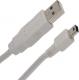 Kabel USB Sharkoon 2.0 A-B Mini, 0,5m, biały 1
