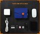 Torba NIDOO NIDOO filcowe etui do przechowywania etui pokrowiec na zasilacz MacBook, mysz, telefon, kabel, dysk SSD, etui na dysk twardy, power bank i inne akcesoria, niebieski 4
