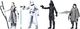 Figurka Hasbro Hasbro Star Wars E0321EU4 Star Wars Episode 8 Figurki Force LINK, 4 sztuki, 3,75 cala 3