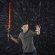 Hasbro Miecz świetlny Hasbro Star Wars Movie FX Kylo-Ren, z efektami świetlnymi i dźwiękowymi, długość 60 cm 5