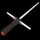 Hasbro Hasbro Star Wars E5238EU4 Star Wars The Black Series Supreme Leader Kylo Ren Force FX Elite miecz świetlny z diodami LED i efektami dźwiękowymi, elementy do odgrywania ról do zebrania 5
