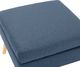 vidaXL Podnóżek, niebieski, tapicerowany tkaniną 3