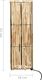 Lampa podłogowa vidaXL Lampa podłogowa, trzcina, 60 W, 52 cm, E27 5