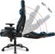 Fotel Huzaro Force 8.2 czarno-niebieski 7