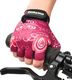 Meteor RĘKAWICZKI ROWEROWE METEOR JUNIOR PINK BUTTERFLIES XS 4