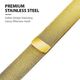 Crong Pasek ze stali nierdzewnej Crong Milano Steel do Apple Watch 42/44 mm złoty 2