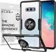 Etui Alogy Ring Holder Clear Armor do Samsung Galaxy S10e czarne uniwersalny 1