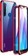 Dr.Fit Etui na telefon magnetyczne Dr.Fit szklane do Xiaomi Redmi Note 8T Czerwone uniwersalny 1