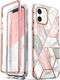 Supcase Supcase Etui na telefon Cosmo do Apple iPhone 12 Mini 5.4 Marble Pink uniwersalny 1