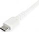 Kabel USB StarTech USB-A - USB-C 1 m Biały (RUSB2AC1MW) 2
