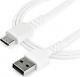 Kabel USB StarTech USB-A - USB-C 1 m Biały (RUSB2AC1MW) 4