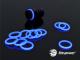 BitsPower O-Ring G1/4", 10 sztuk, UV niebieski (BP-WTP-O10-UVBL) 1