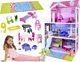 Jokomisiada DUŻY Drewniany domek dla LALEK BARBIE meble (ZA2122) 1