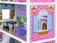 Jokomisiada DUŻY Drewniany domek dla LALEK BARBIE meble (ZA2122) 13