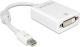 Adapter AV Delock DisplayPort Mini - DVI-I biały (65129) 1