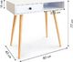 Biurko ModernHome WYJ-095 Białe 80 cm x 45 cm 9