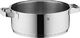WMF Rondel WMF Compact Cuisine 24 cm, szklana pokrywa, patelnia 4,1 l, polerowana stal nierdzewna Cromargan, wewnętrzne skalowanie, możliwość układania w stosy, garnek indukcyjny, niepowlekany 2