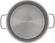 WMF Rondel WMF Compact Cuisine 24 cm, szklana pokrywa, patelnia 4,1 l, polerowana stal nierdzewna Cromargan, wewnętrzne skalowanie, możliwość układania w stosy, garnek indukcyjny, niepowlekany 5