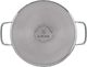 WMF Rondel WMF Compact Cuisine o wysokości 24 cm, szklana pokrywa, garnek do mięsa 5,6 l, polerowana stal nierdzewna Cromargan, wewnętrzne skalowanie, możliwość układania w stosy, garnek indukcyjny 7