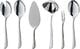 WMF Zestaw sztućców WMF Virginia, osoby 12, sztuki 66, sztuki 60 ze sztućcami do serwowania, ostrze noża włożone, stal nierdzewna Cromargan Protect, częściowo matowa, odporna na zarysowania, można myć w zmywarce 6
