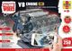 Haynes Silnik spalinowy V8 engine model do składania 8