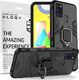 Alogy Etui Alogy Stand Ring Armor do Samsung Galaxy A21s czarne + Szkło 3mk uniwersalny 1