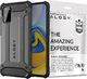 Alogy Etui Alogy Hard Armor do Samsung Galaxy S20 szare + Szkło Alogy Full uniwersalny 3