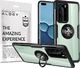 Alogy Etui Alogy Ring Holder Clear Armor do Huawei P40 Pro czarne + Szkło Alogy Full uniwersalny 1
