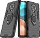 Alogy Etui Alogy Stand Ring Armor do Xiaomi Poco F2 Pro czarne + Szkło Alogy uniwersalny 2