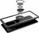Alogy Etui Alogy Ring Holder Clear Armor do Samsung Galaxy Note 20 czarne + Szkło 3mk uniwersalny 7
