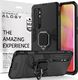 Alogy Etui Alogy Stand Ring Armor do Xiaomi Mi Note 10 Lite czarne + Folia 3mk ARC uniwersalny 1