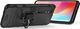 Alogy Etui Alogy Stand Ring Armor do Xiaomi Mi Note 10 Lite czarne + Folia 3mk ARC uniwersalny 5
