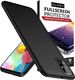Alogy Etui silikonowe Alogy slim case do Samsung Galaxy A51 czarne + Szkło Alogy Full uniwersalny 1