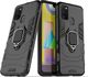 Alogy Etui Alogy Stand Ring Armor do Samsung Galaxy M21 czarne + Szkło 3mk uniwersalny 2