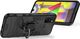 Alogy Etui Alogy Stand Ring Armor do Samsung Galaxy M21 czarne + Szkło 3mk uniwersalny 6