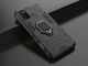 Alogy Etui Alogy Stand Ring Armor do Samsung Galaxy M21 czarne + Szkło 3mk uniwersalny 7