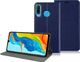 Alogy Etui portfel Alogy wallet do Huawei P30 Lite Granatowe + Szkło Alogy cały ekran uniwersalny 1