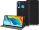 Alogy Etui portfel Alogy wallet do Huawei P30 Lite Czarne + Szkło Alogy cały ekran uniwersalny 1