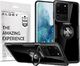 Alogy Etui Alogy Ring Holder Clear Armor do Samsung Galaxy S20 Ultra czarne + Szkło Alogy Full uniwersalny 1