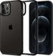 Spigen Etui Spigen Ultra Hybrid do Apple iPhone 12 Pro Max 6.7 Matte Black + Szkło Alogy uniwersalny 1