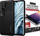 Spigen Etui Spigen Rugged Armor do Xiaomi Mi Note 10/ Note 10 Pro Matte Black + Szkło Alogy uniwersalny 7
