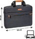 Torba Pedea Torba na laptopa PEDEA Torba Elegance Pro na notebook 15,6 cala (39,6 cm) Torba na ramię z paskiem na ramię i przegrodą na tablet do 27,96 cm (11 cali), szara 6