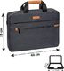 Torba Pedea Torba na laptopa PEDEA Torba na notebook Elegance Pro Torba na ramię 17,3 cala (43,9 cm) z paskiem na ramię i przegrodą na tablet do 27,96 cm (11 cali), szara 3