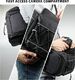 Torba USA Gear USA Gear Plecak na aparat cyfrowy Plecak Anti-Shock Organizer z torbą na laptopa 43,18 cm, wodoodporna osłona, regulowany schowek na obiektyw i uchwyt na statyw - czarny 6