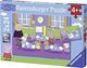 Ravensburger Puzzle dla dzieci Peppa w szkole - 2 x 24 szt. 1